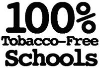100 Percent Tobacco Free Schools Logo