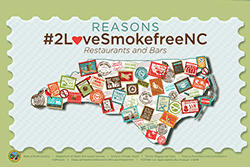 Reasons #2 Love SmokefreeNC Poster with Stamp Board